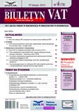 e-prasa: Biuletyn VAT – 4/2013