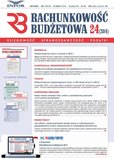 e-prasa: Rachunkowość Budżetowa – 24/2015
