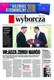 e-prasa: Gazeta Wyborcza - Warszawa – 288/2017