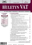 e-prasa: Biuletyn VAT – 3/2017