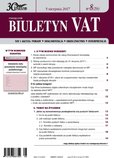 e-prasa: Biuletyn VAT – 8/2017