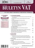 e-prasa: Biuletyn VAT – 9/2017