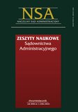 e-prasa: Zeszyty Naukowe Sądownictwa Administracyjnego – 1/2022