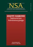 e-prasa: Zeszyty Naukowe Sądownictwa Administracyjnego – 3/2023